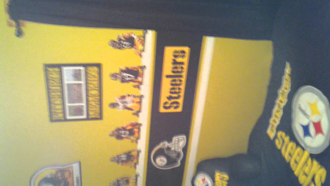 Steelers Bedroom Ideas gavin's steeler bedroom - youtube Steelers Bedroom Ideas gavin's steeler bedroom - youtube