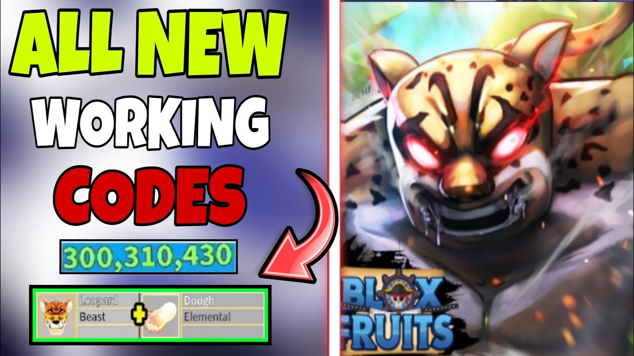 ALL NEW BLOX FRUIT WORKING CODES FOR SEPTEMBER 2022 BLOX FRUIT CODES