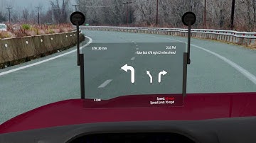Dongjin Kim | Transparent External Head’s Up Display for Automobile Navigation
