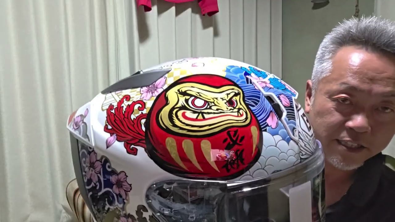 I worked hard and bought a brand new helmet on installment