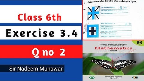 Class 6 Exercise 3.4 Q no 2 Percentage Ex 3.4 NBF Maths Class 6 Sir Nadeem Munawar