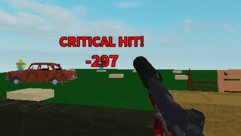 Getting headshots using Hush Puppy in Roblox Arsenal