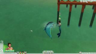 The Sims 4 Island Living | Dolphin & Merman Interaction!!
