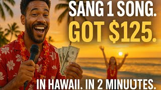 They Paid Me $125 to Sing One Song in Hawaii! 🎂💸