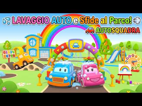 💦 CAR WASH and Park Challenges! 🚗💨 CAR SQUAD | Maxi Cartoon Compilation for Kids