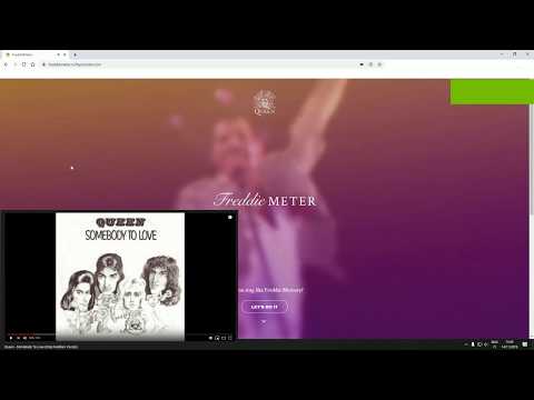 Freddie Mercury Tries FreddieMeter (Somebody To Love)