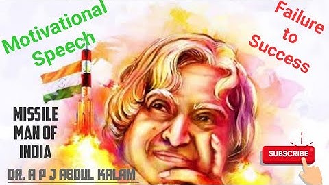 Dr. A.P.J.Abdul kalam Inspirational lesson for lifetime How to manage failure & success| A.P.J Kalam