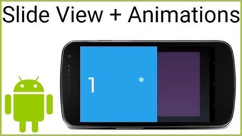 Swipe View + Animations - Android Studio Tutorial