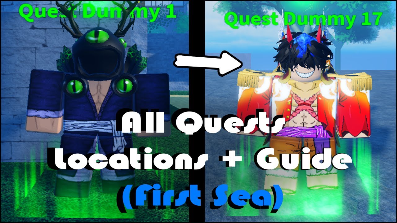 AOPG) All Islands And Quests Locations Guide (First Sea) - A 0ne Piece Game  