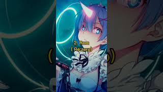 Top 10 Waifus of All Time💃 |#anime #shorts #Japan