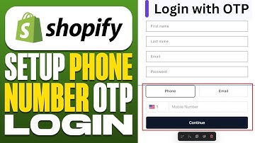 How To Setup Phone Number OTP Login For Shopify Store (2025)
