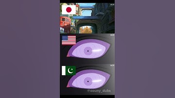 "Almighty Push" in 3 verschillende talen #shorts #meme #naruto #pijn