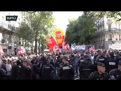 LIVE: France's main unions are calling for a day of mobilisation