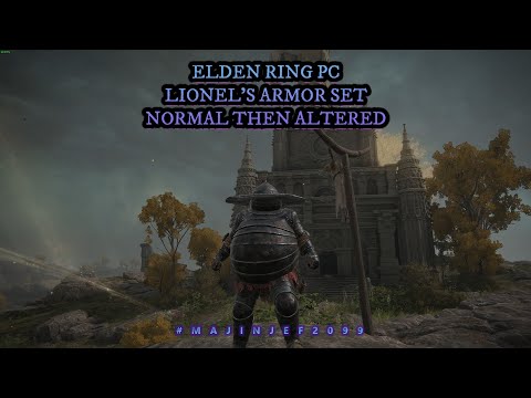 ELDEN RING PC 2560 X 1440 60 fps LIONEL'S ARMOR NORMAL AND ALTERED.