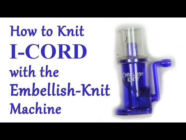 Making I-Cord yarn with Tulip I-cord Maker on Vimeo