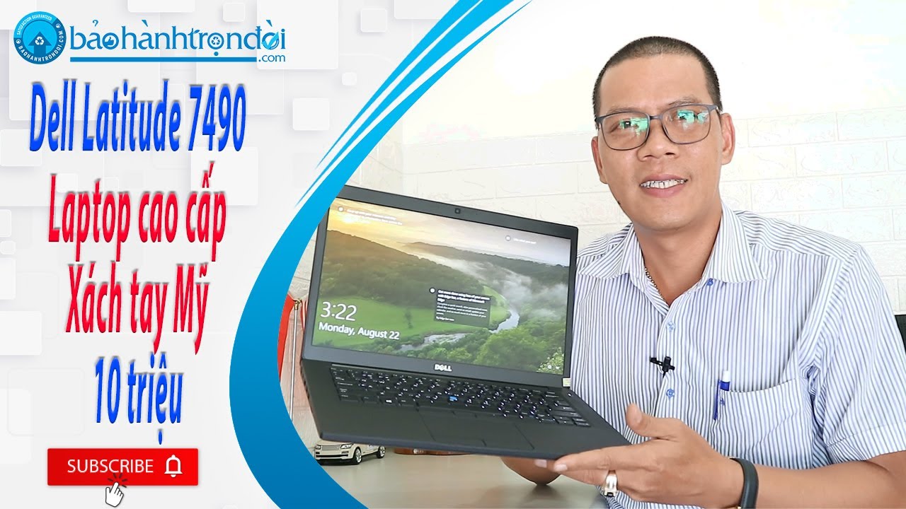 Dell Latitude 7490 - Laptop cao cấp, xách tay Mỹ, mỏng... - youtube