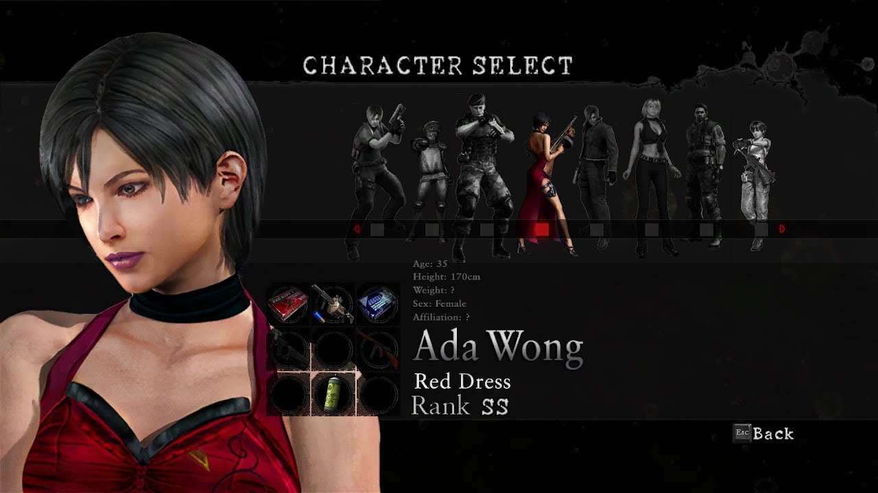 Resident Evil 5 - Mercenaries Reunion (Ada Wong) 