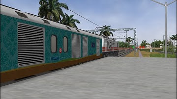 22497 Shri Ganganagar - Tiruchchirapelli Humsafar Express Departing Lonavala || IR || Msts/OR