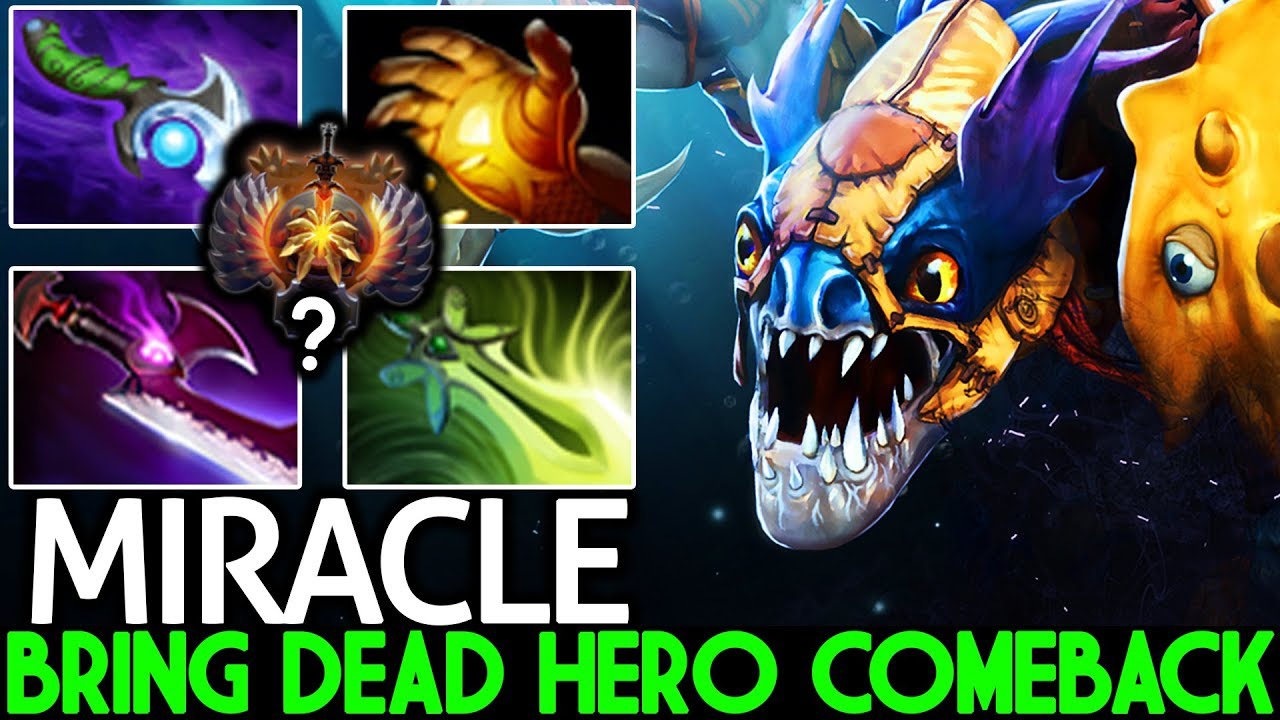 Miracle- [Slark] Pro Bring Dead Hero Comeback Meta 7.22 Dota 2 - YouTube