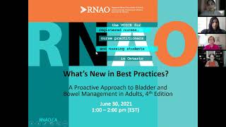 What's New in Best Practices A Proactive Approach to Bladder and Bowel Management in Adults