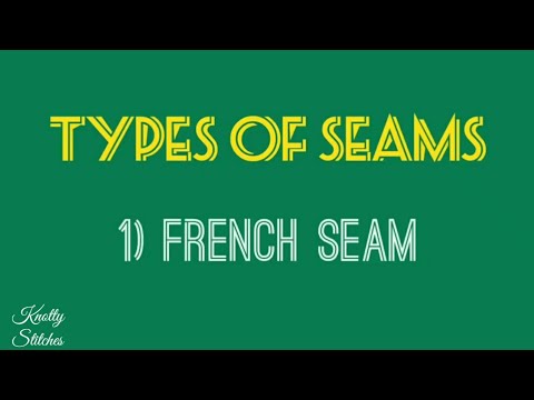 Download Types of Seams: French Seam (Lesson 1. for beginners) फ्रेंच सिलाई