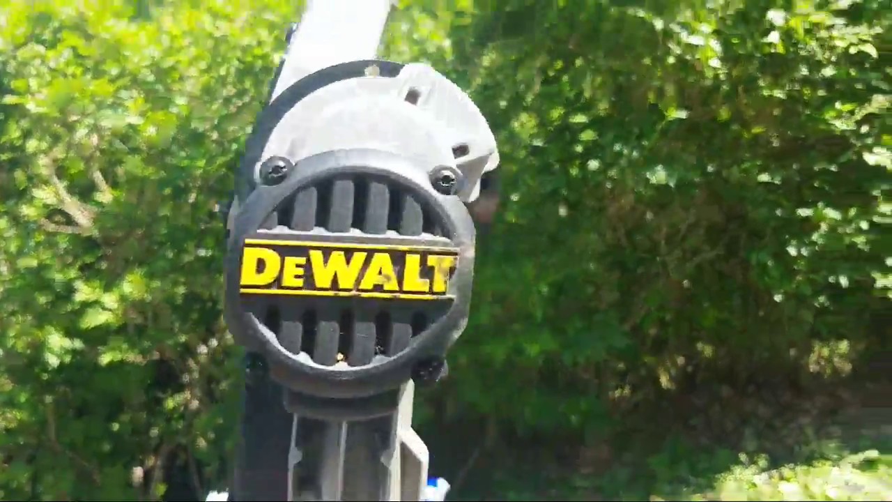 dewalt cordless pole hedge trimmer