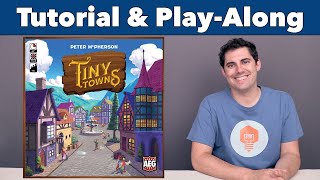 Tiny Towns Play-Along Tutorial & Playthrough- JonGetsGames