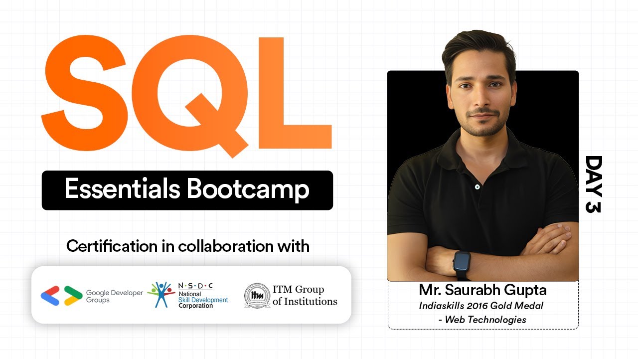Day 3 | CRUD & Project | SQL Essential Bootcamp (3 Days) - YouTube