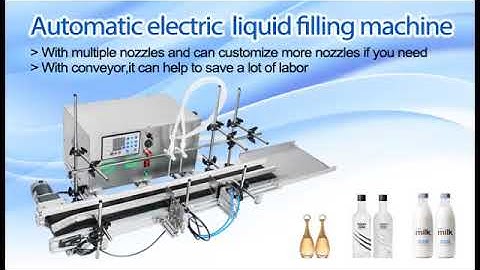 How To Use Full Automatic Desktop CNC Liquid Filling Machine