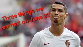 The World Cup produced three tight games on Wednesday as Portugal, ...