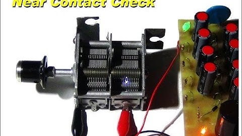 A way to check old variable capacitors with Insulation PCB