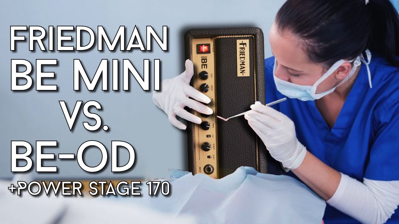 How close are they? Friedman BE Mini vs Pedal and Power Amp - YouTube