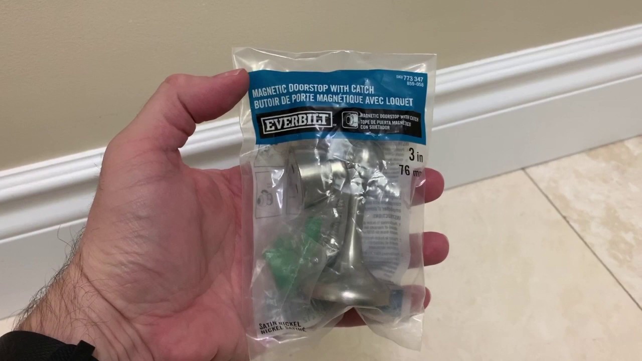 Everbilt Doorstop Installation YouTube