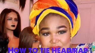 TWO EASY WAY TO TIE HEAD WRAP