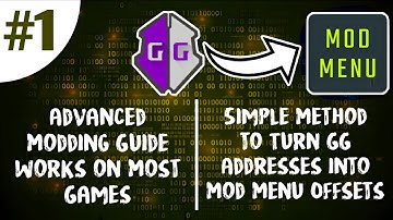 Geavanceerde mod-tutorial - Geheugenadressen converteren naar offsets/Game Guardian naar LGL Mod ...