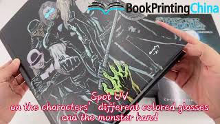 Custom Cheap High Quality Manga Full Color Comic Book Printing With Slipcase