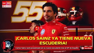 Carlos Sainz será presentado en su nueva escudería tras el GP de España