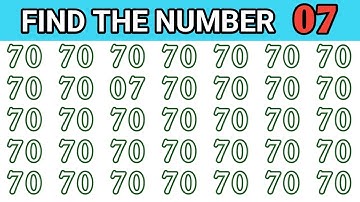 Test Your Observation Skills - Find The ODD From Rest | Numbers and Letters Edition!