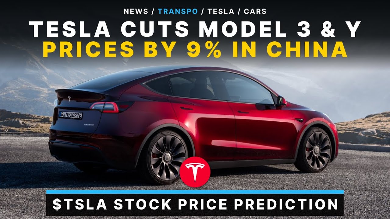 Tesla Cuts Model 3 & Y China Prices By 9%!!! - YouTube