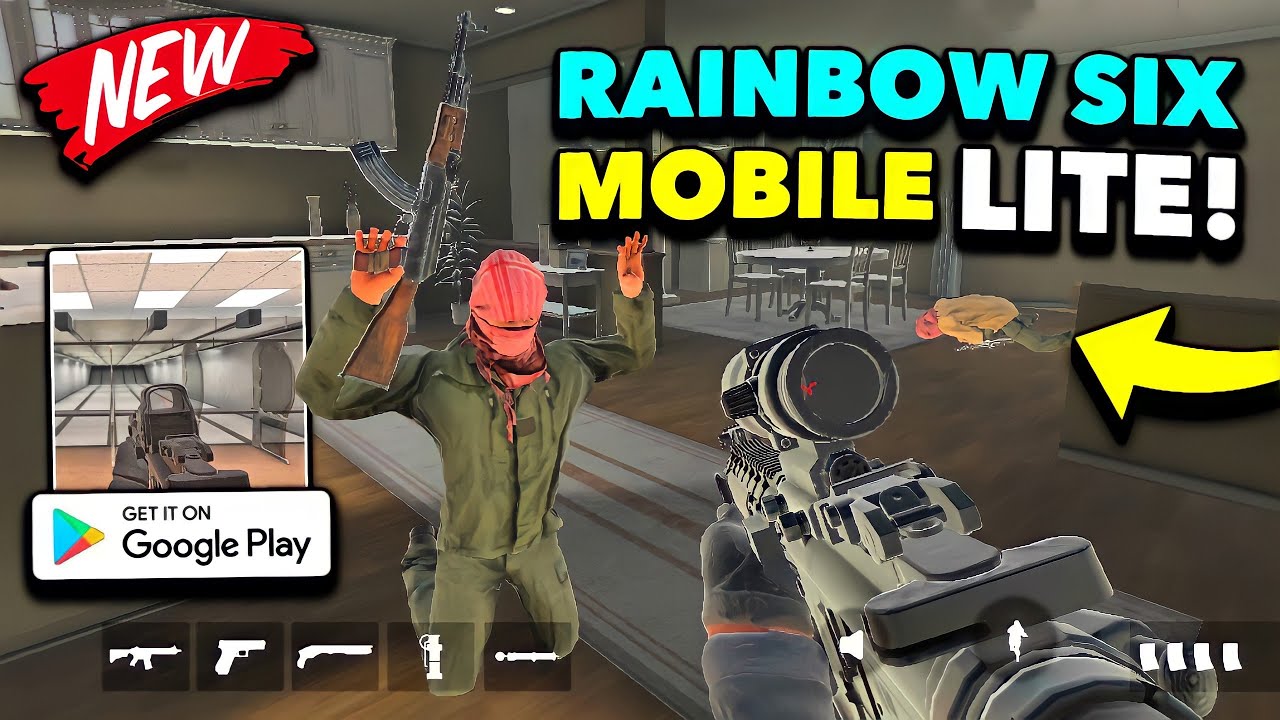 NEW MOBILE FPS GAME* LIKE RAINBOW SIX MOBILE LITE! HIGH GRAPHICS