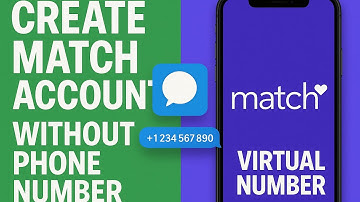 Create Match Account Without Phone Number | Virtual Number