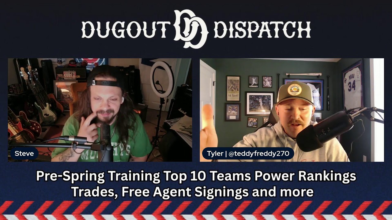 Top 10 Pre-Spring Training Power Rankings, Recent Trades and Signings and more