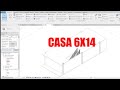 DEFINIENDO ELEMENTOS BASICOS DE LA CASA 6X14 EN REVIT