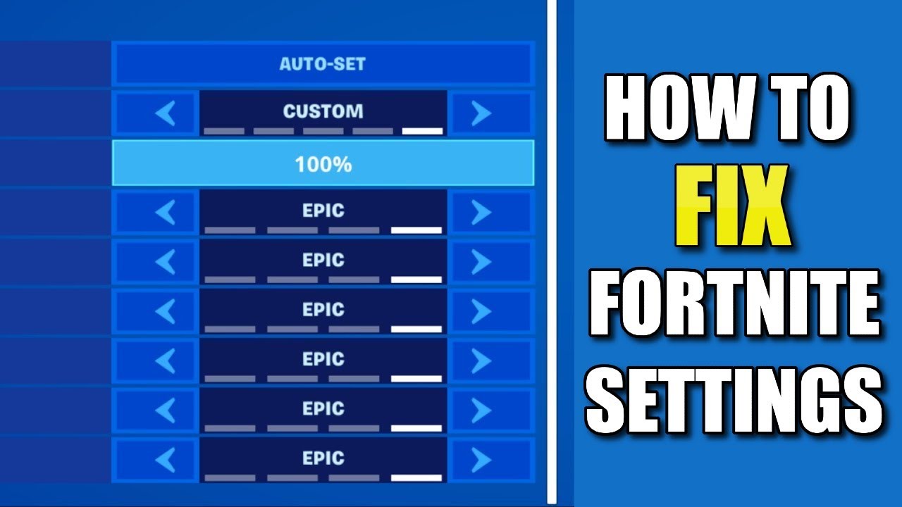 How To Fix Fortnite Game Settings Not Saving - Tutorial