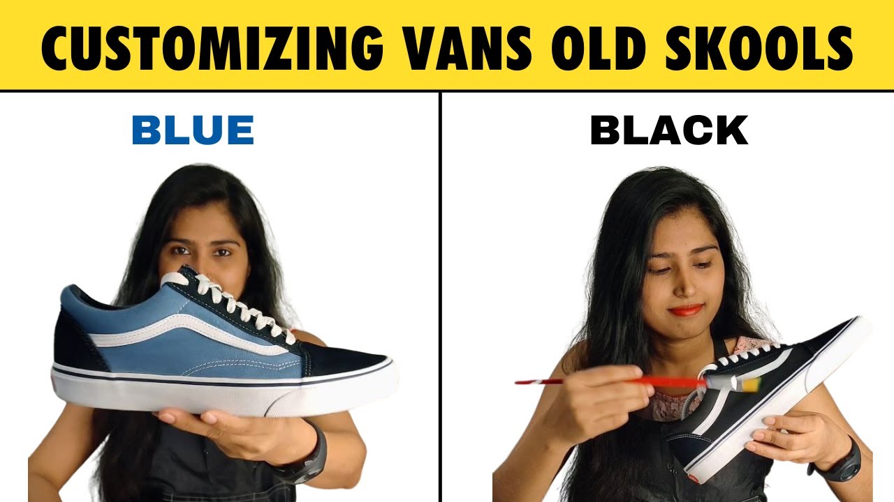 DIY: Painting and Dyeing a Pair of Vans Old Skool