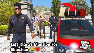 GTA 5: Shinchan Franklin Left Kiara's Mansion 😭💔Kiara Crying 😭 shocked 😧 Ps Gamester
