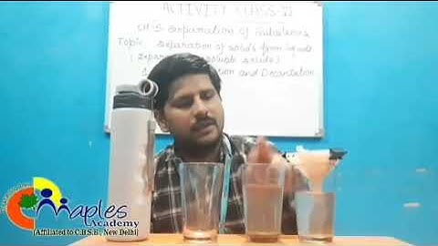 Class 6th - Science - Chapter 5 Sorting Materials into Groups (Activity Video)