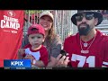 49er Faithful pack the stands at training camp open practice
