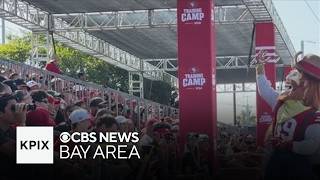 49er Faithful pack the stands at training camp open practice