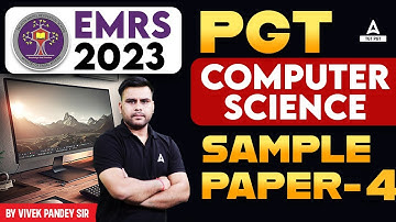 EMRS PGT Computer Science | Sample Paper 4 by Vivek Pandey